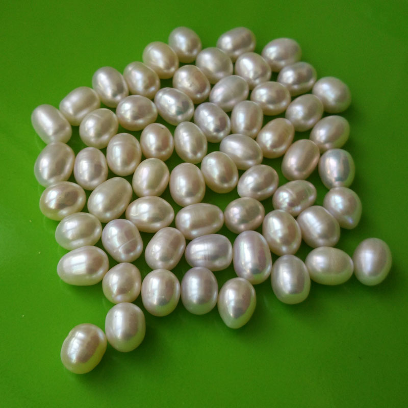 8-9mm AA+ White raindrop Shaped Loose Freshwater Pearl,Sold by Piece