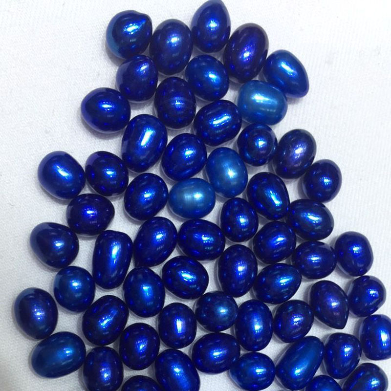 Wholesale AA+ Navy High Luster Natural Rice Loose Oyster Pearls,Sold by Piece
