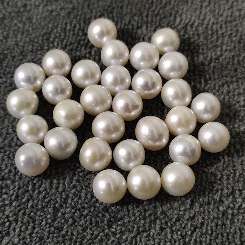 7.5-8mm Near Round Shape Freshwater Pearl String - China Loose Pearl and  Freshwater Pearl price