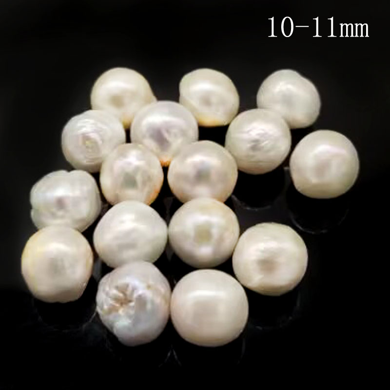 Wholesale 10-11mm AAA White Loose Baroque Pearls,Sold by Piece