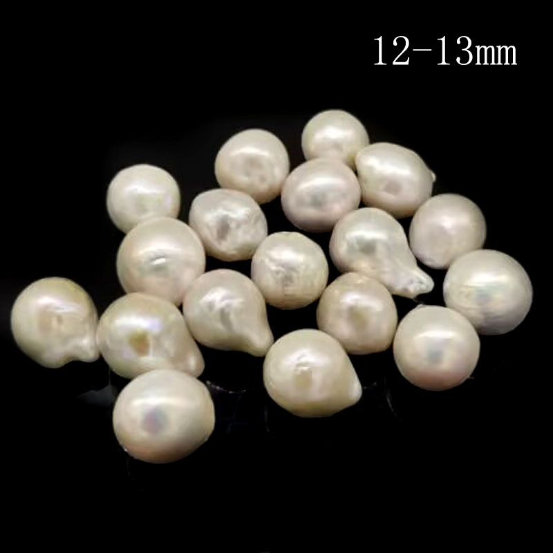 Wholesale 12-13mm AAA White Loose Baroque Pearls,Sold by Piece