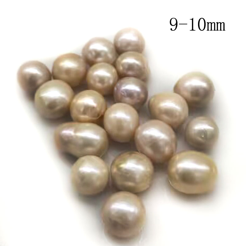 Wholesale 9-10mm AAA Pink Loose Baroque Pearls,Sold by Piece