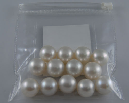 AAA 10-11mm White Round Genuine South Sea Pearl,Sold By Piece