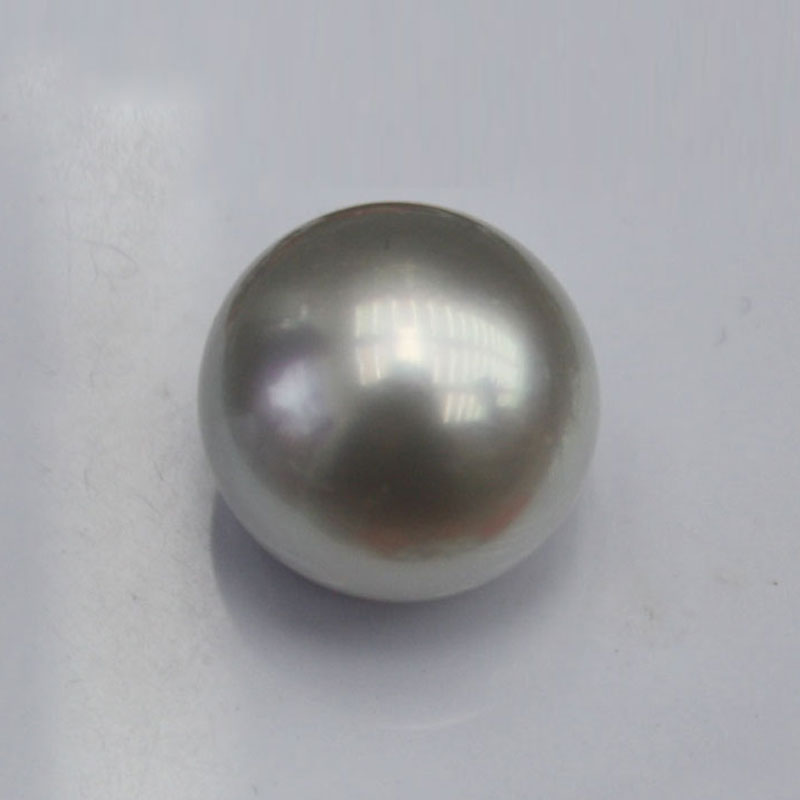 AAA 11-12mm Natural Genuine Round Silver South Sea Pearl,Sold by Piece