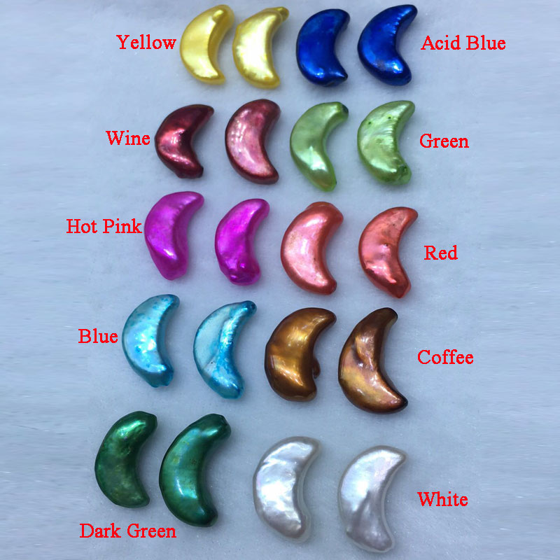 Wholesale Oyster with Single 12-13mm Crescent Moon Pearl