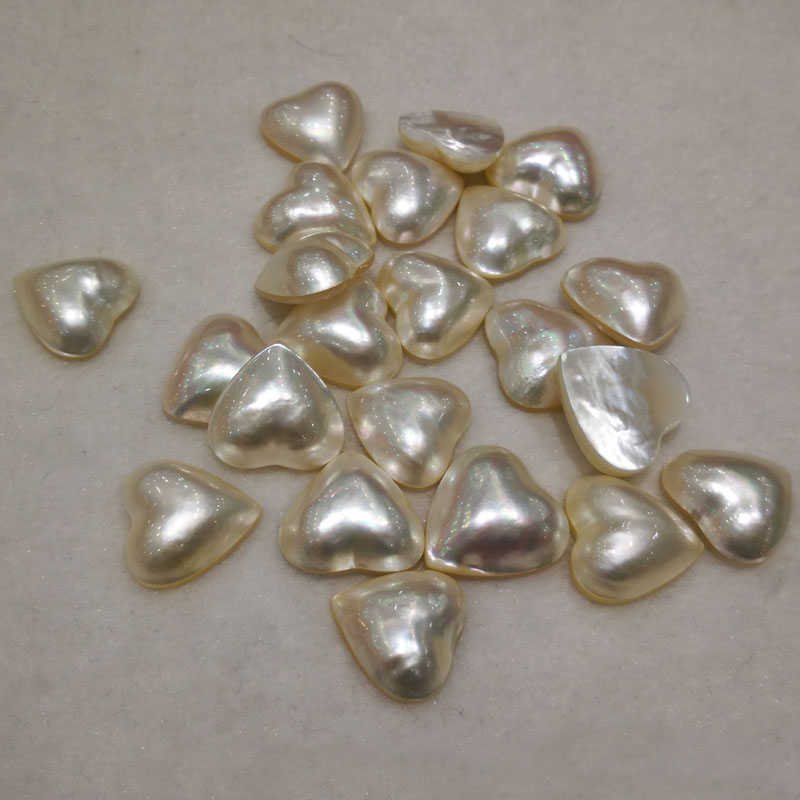 16-17mm AAA High Luster White Heart Shaped Natural Sea Water Pearl,Sold by Piece