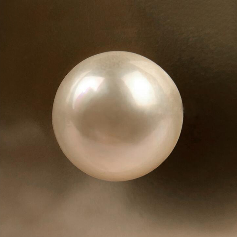 12-18mm AA+ High Luster White Round Natural Sea Water Mabe Pearl,Sold by Piece