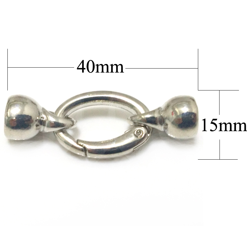 Wholesale 15x40mm Bell Style Sterling Silver Jewelry Clasp