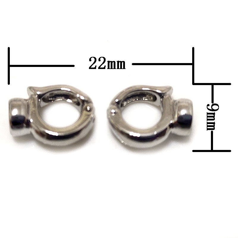 9x22mm Single Row Bean Shaped 925 Sterling Silver Clasp Silver Clasps  [NF0225] - $1.90 : Pearls at Pearls, Wholesale Pearls and Pearl Jewelry  Supplies!