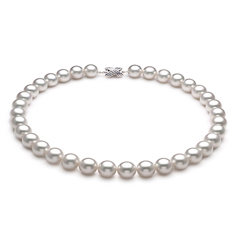 AA 8-9 mm Genuine South Sea Pearl Necklace with 14K Gold Clasp