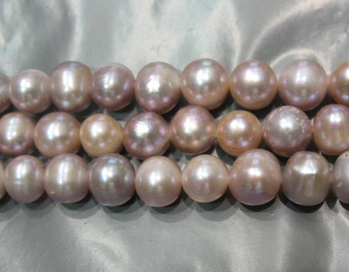 16 inches 8-9 mm Lavender Potato Pearls Loose Strand