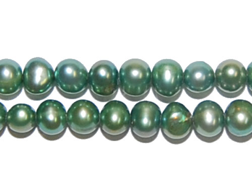 16 inches 4-5 mm Light Green Potato Grading Pearls Loose Strand