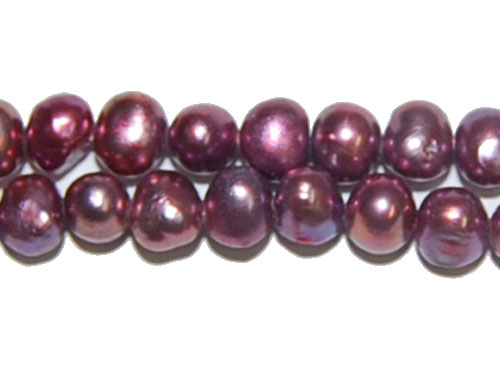 16 inches 4-5mm Purple Potato Fresh Water Pearls Loose Strand