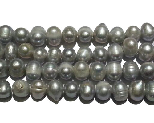 16 inches 6-7mm Grey Potato Fresh Water Pearls Loose Strand