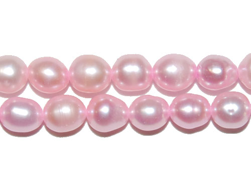 16 inches 4-5mm Natural Pink Freshwater Rice Pearls Loose Strand