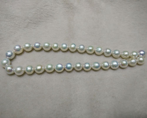 16 inches 13-14mm AA+ White Round Edison Pearl Loose Strand