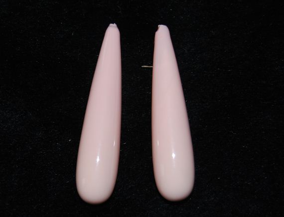 40x9mm Pink Raindrop Mother of Pearl Beads For Earring,Sold by Pair