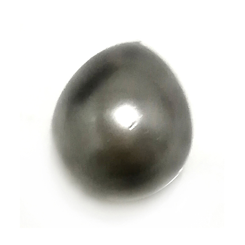 12x16mm Silver Gray Half Hole Raindrop Shell Pearls Beads,Sold by Piece