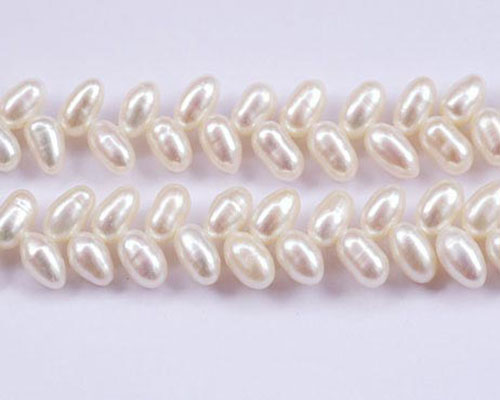 16 inches 7-8mm Raindrop Pearls Loose Strand
