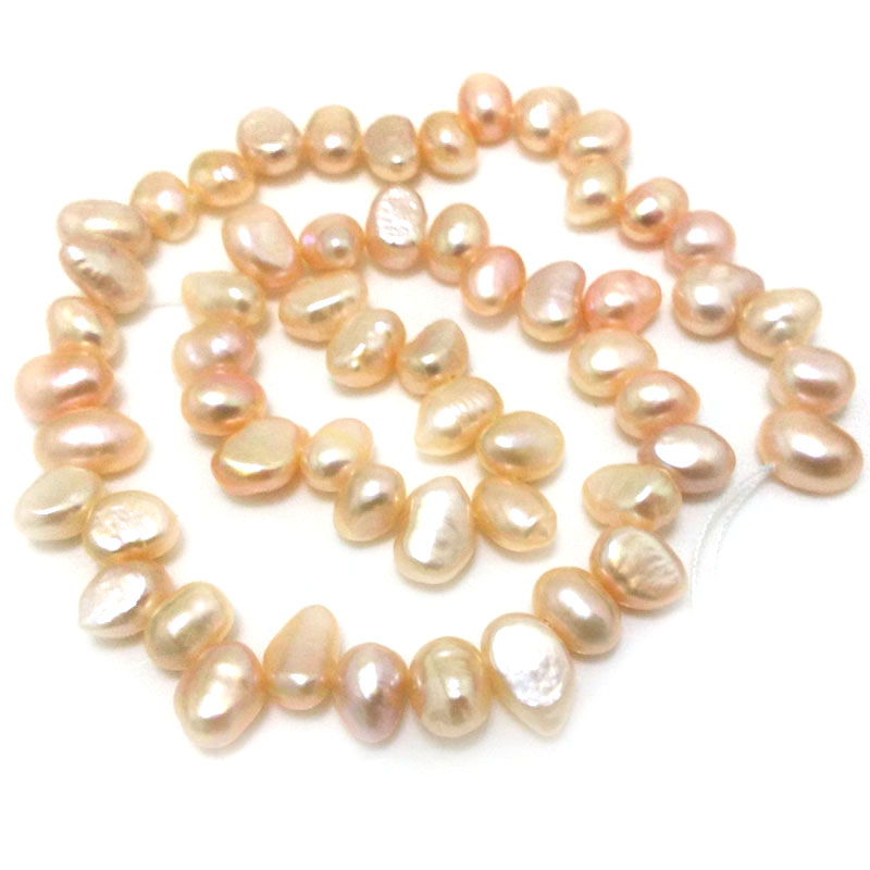 16 inches 8-9mm Natural Pink Dancing Pearls Loose Strand