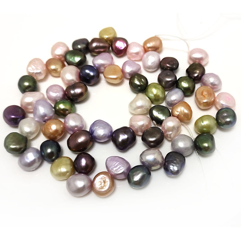 16 inches 8-9mm Multicolor Natural Dancing Pearls Loose Strand