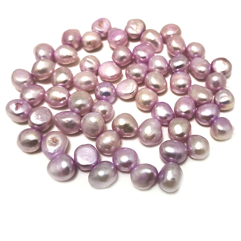 16 inches 8-9mm Lilac Natural Dancing Pearls Loose Strand