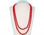 48 inches 9-10mm Red Round Natural Coral Chain Necklace