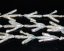 16 inches 7*30 mm Center Drilled White Claw Shaped Biwa Pearls Loose Strand