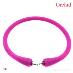 Wholesale Orchid Rubber Silicone Band for DIY Bracelet