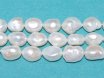 16 inches AAA 12-17mm White Baroque Pearls Loose Strand