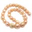 16 inches 12-17mm AAA Natural Pink Baroque Pearls Loose Strand
