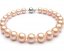 7.5 inches AA 9-10 mm Pink Pearl Bracelet with 925 Silver Clasp