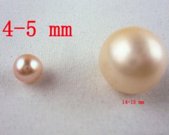 Wholesale 4-5mm AAA Round Freshwater Loose Pearl,Sold by Piece