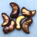 Wholesale AA 12-13mm Coffee Crescent Moon Shaped Loose Pearls,Sold by Piece