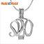 Wholesale 925 Sterling Silver Elephant Locket Wish Pearl Cage Pendent