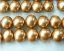 16 inches 13*15mm Center Drill Ege Gold Shell Pearls Loose Strand