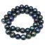 16 inches 11-12mm Black Potato Fresh Water Pearls Loose Strand