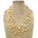 18-24 inches Multi-Layered 4-8mm Yellow Nugget Pearl Necklace