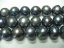 16 inches AA 8-9mm Black Round Freshwater Pearls Loose Strand