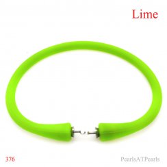 Wholesale Lime Green Rubber Silicone Band for DIY Bracelet