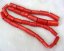 34 inches 20-35mm Red Column Shaped Natural Coral Beads Loose Strand