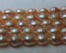 16 inches A 10-11mm Rice Natural Pink Freshwater Pearls Loose Strand
