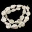 16 inches 14-20mm White Flat Baroque Pearls Loose Strand