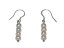 4-5mm White Pearl Earrings with 925 Silver Accessory
