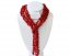 42 inches 2 Rows 3-7mm Red Irregular Coral Beaded Necklace