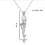 Wholesale Rhodium Plated Mermaid Style Wish Pearl Cage Pendent Necklace