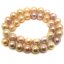 16 inches 11-13mm AAA High Luster Natural Multicolor Edison Pearls Loose Strand