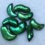 Wholesale AA 12-13mm Army Green Crescent Moon Shaped Loose Pearls,Sold by Piece