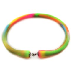 Wholesale Rainbow Rubber Silicone Band for DIY Bracelet