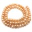 16 inches 5-6mm Natural Pink Potato Pearls Loose Strand